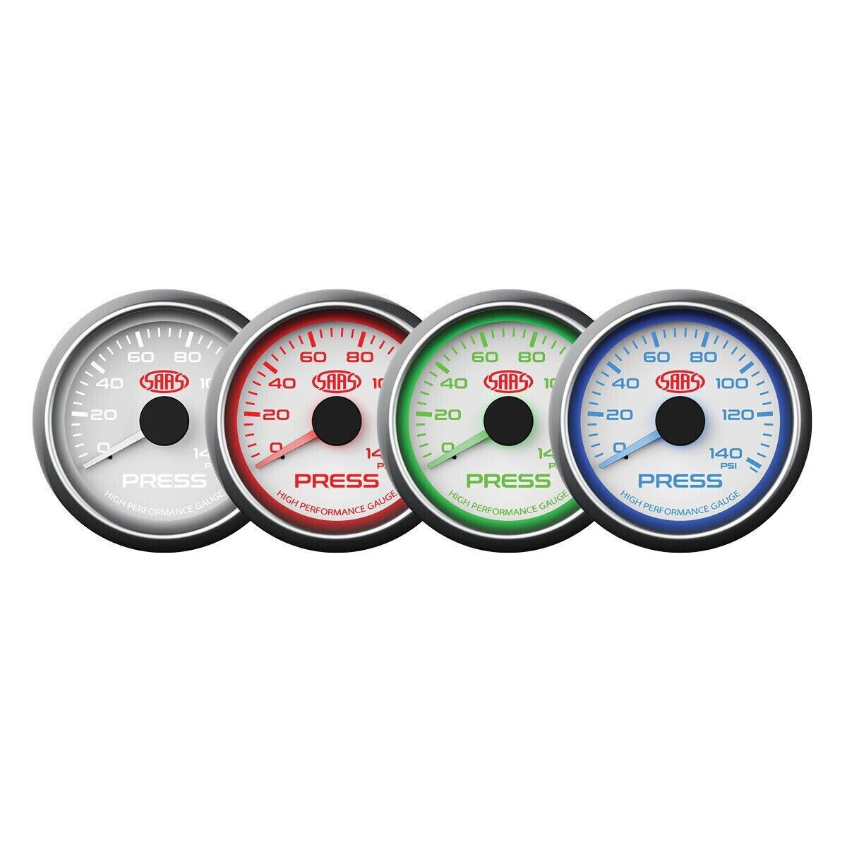 SAAS Gauge Dash Pod Volts & Oil Pressure Gauges for BA BF Falcon XR6 Turbo F6