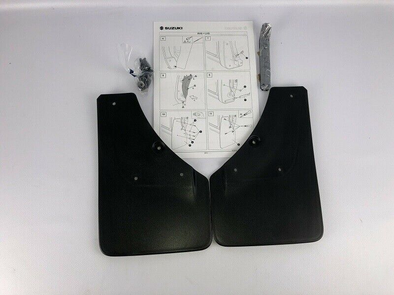 Genuine Suzuki Jimny 3 & 5 Door Mud Flap Set - Front (Black) MY19 Onwards