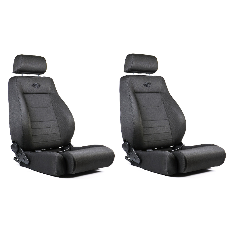 SAAS Universal 4X4 Seats (2) Black Cloth ADR Compliant