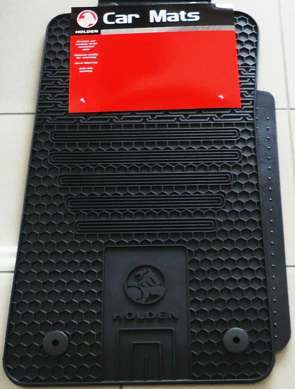 Genuine Holden Colorado RG Front & Rear Rubber Floor Mat (Set of 4) 2012-Current