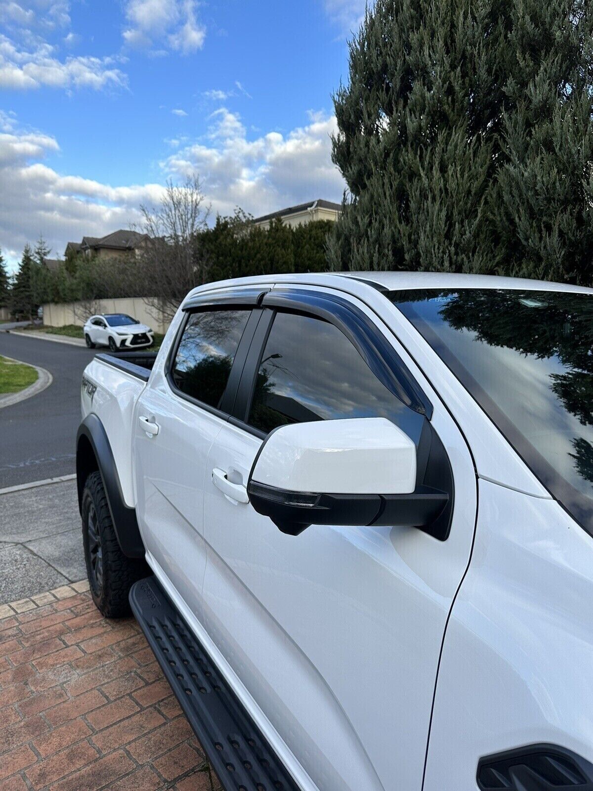 Genuine Next Gen Ford Ranger Slimline Weather Shields & Bonnet Protector Package