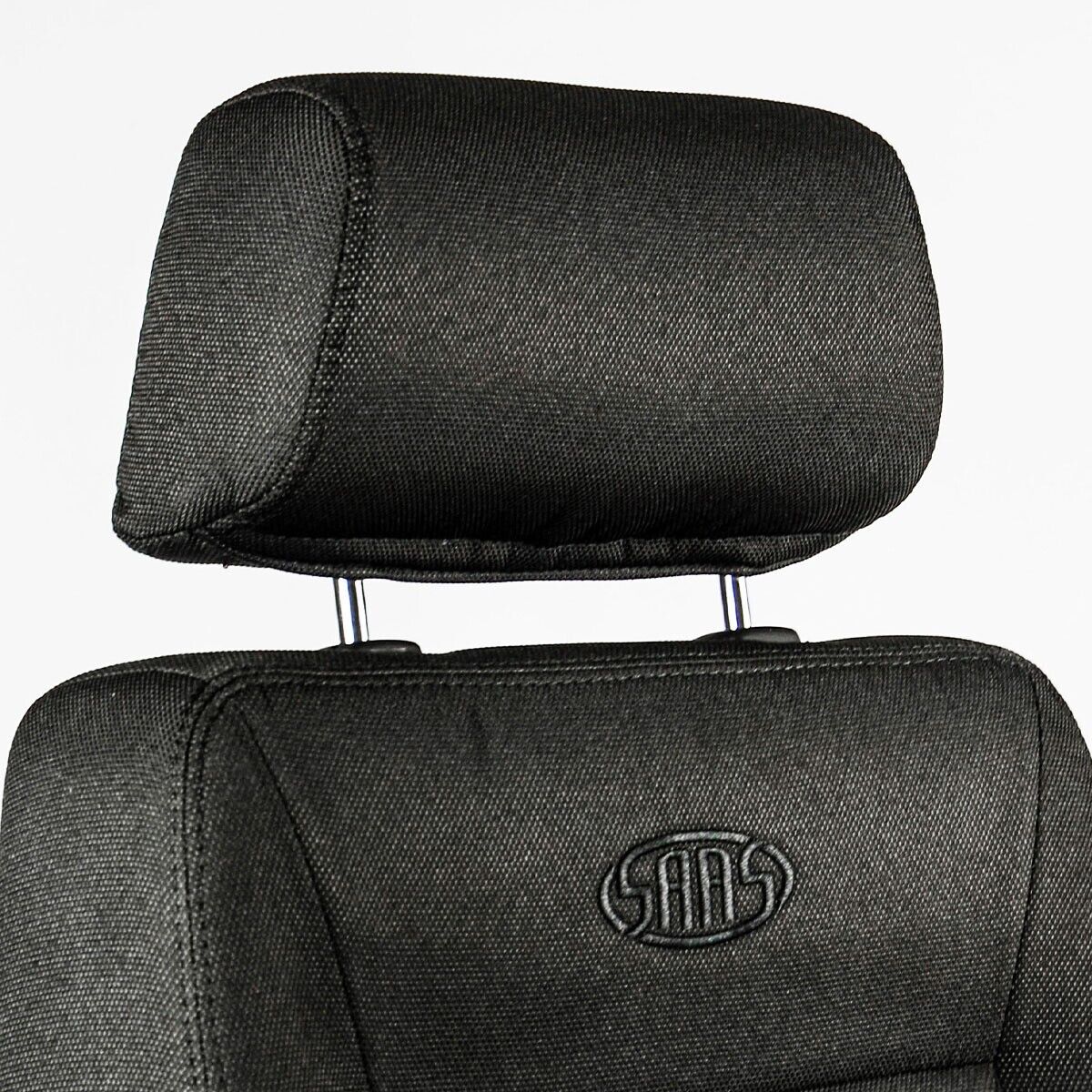 SAAS Trax 4X4 Seats (2) With Rails Black Cloth ADR Compliant