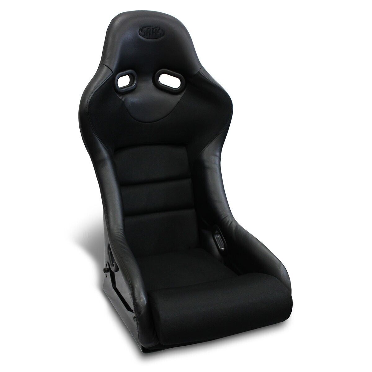 SAAS Seat (1) Fixed Back Rallyepro Black Includes L Bracket & Silder