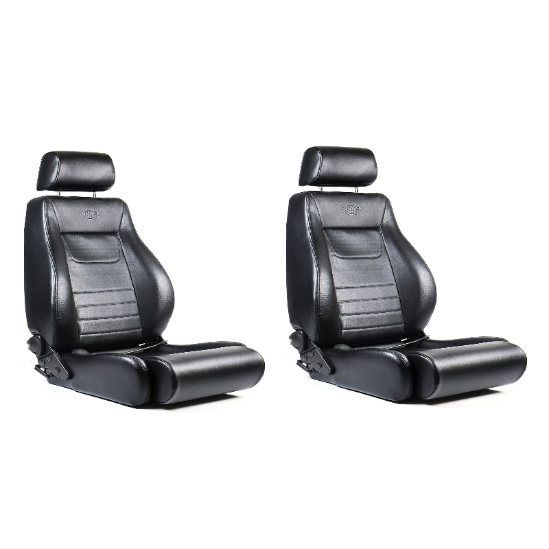 SAAS 4X4 Seats (2) Black PU ADR Compliant