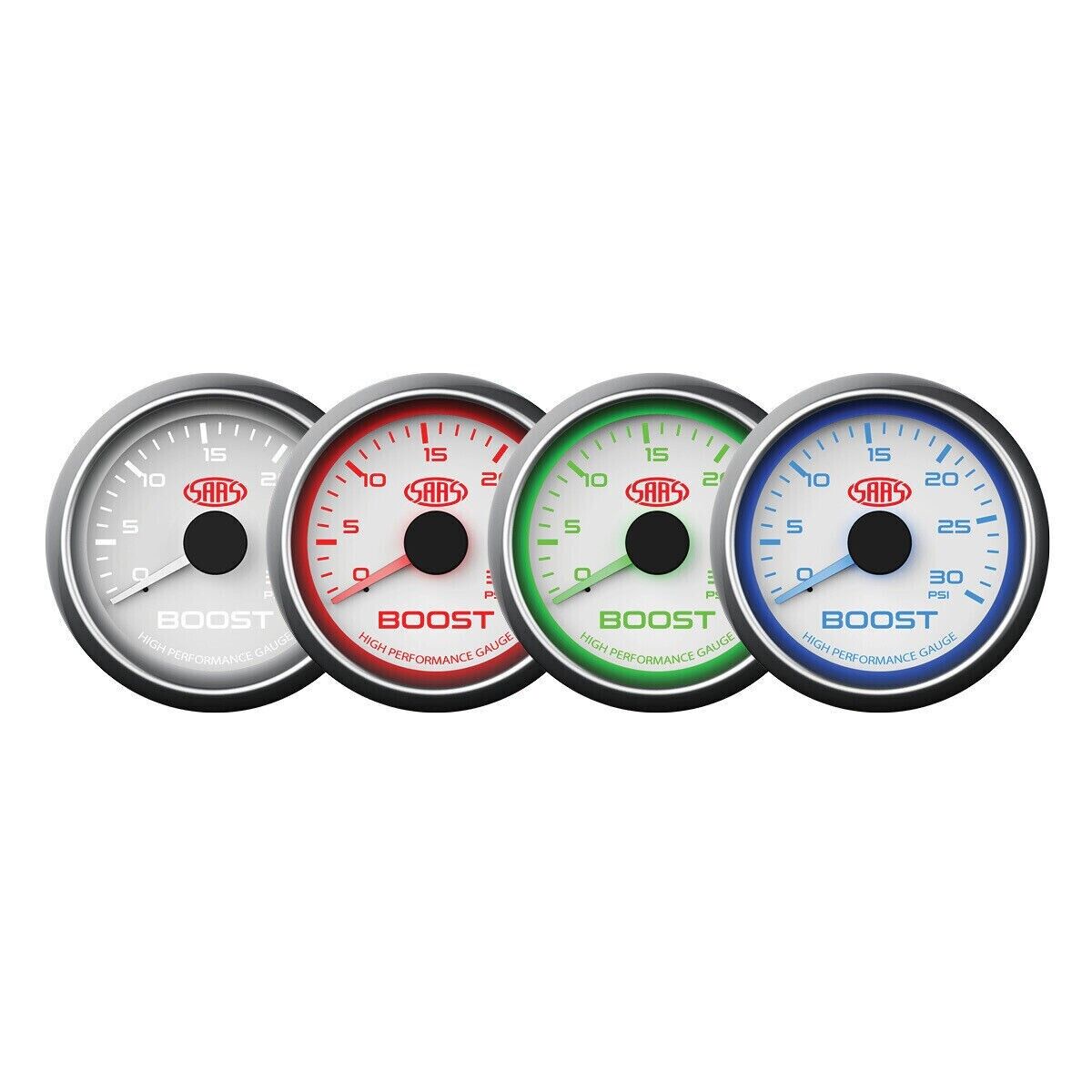 SAAS Pillar Pod Gauge Package for Subaru WRX 93>2000 Turbo Boost/Oil Pressure