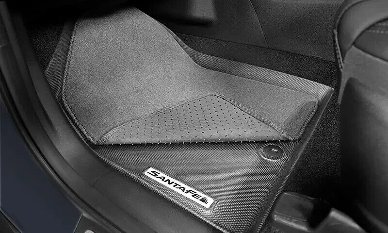 Genuine Hyundai Santa Fe All-In-One Floor Mats Rubber & Carpet Set Of 3 2020-On