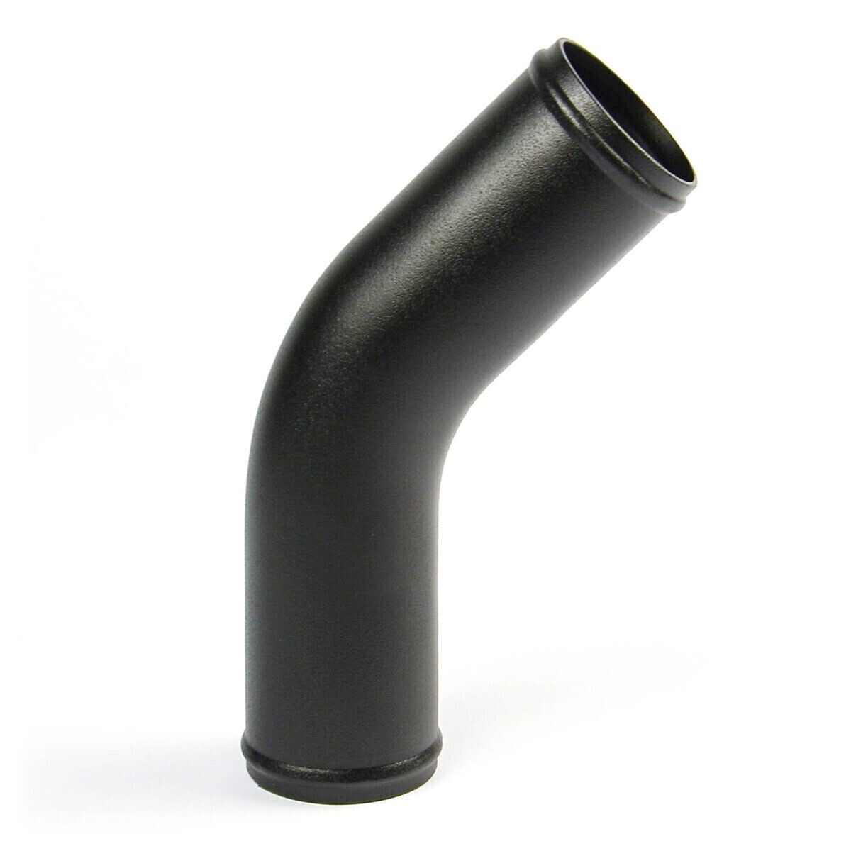 Genuine SAAS Aluminium Pipe with Black Powder Coat 76mm Diameter x 45 Degree