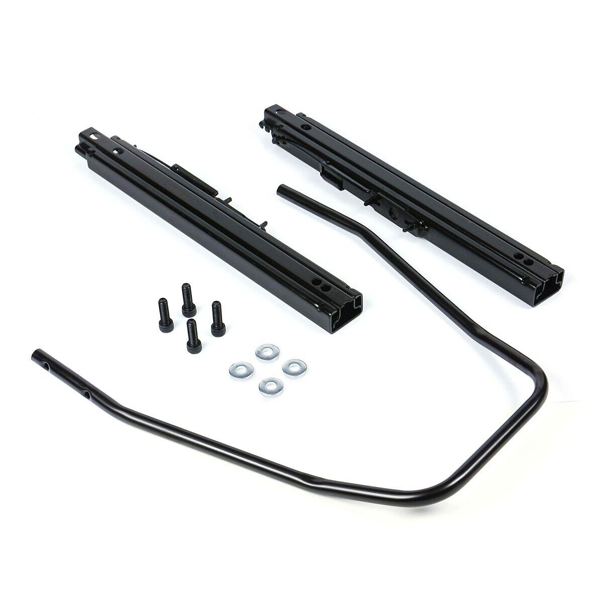 SAAS Trax 4X4 Seat (1) With Rails Premium Black Leather ADR Compliant