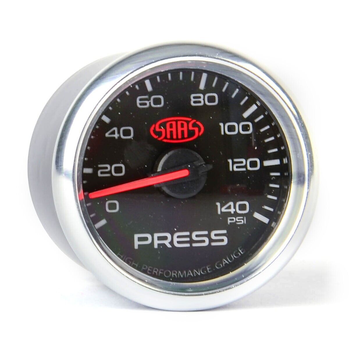 SAAS Oil Press Gauge 0-140psi 52mm Black Muscle Series 3