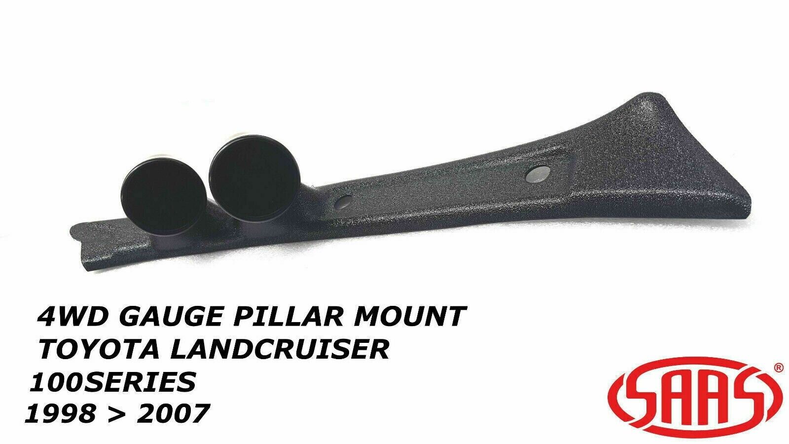 SAAS Pillar Pod Gauge Pack for Toyota Landcruiser 100 Series 98>07 EGT & Boost