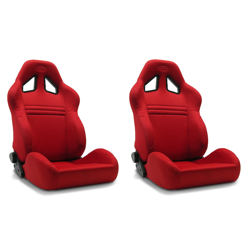 SAAS Universal Kombat Seats (2) Dual Recline Red ADR Compliant