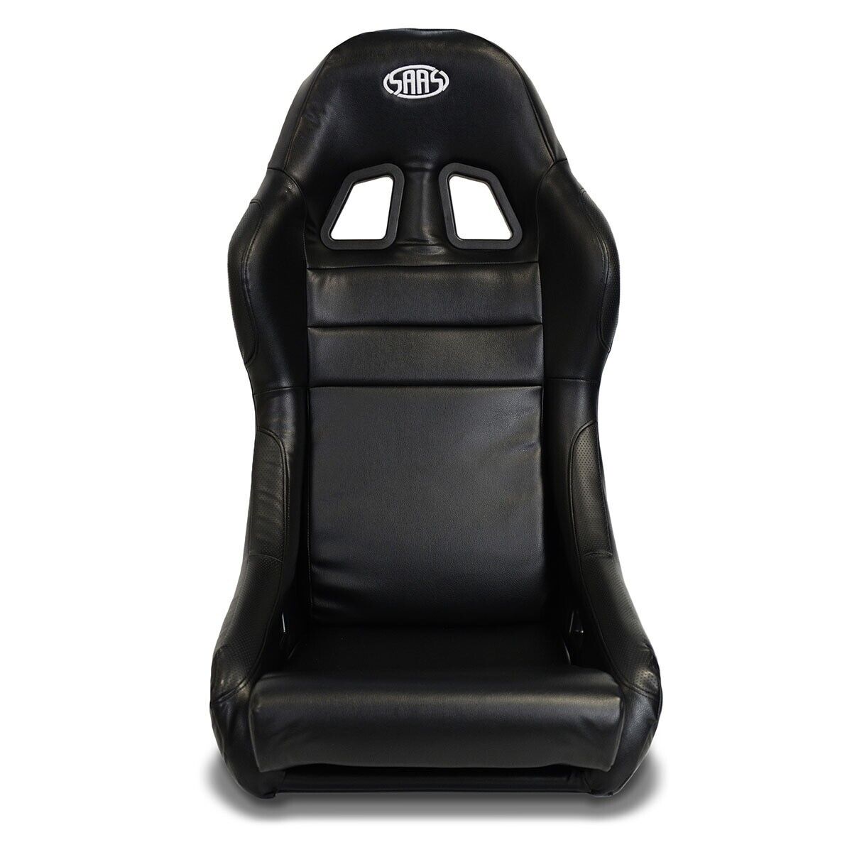 SAAS Seats (2) Fixed Back Mach II Black PU Leather ADR Compliant