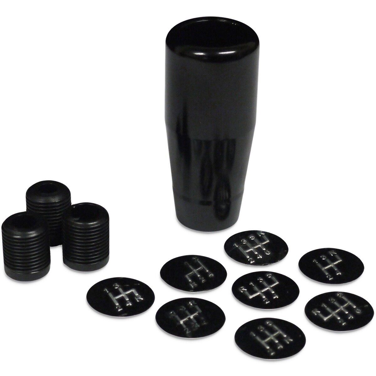 SAAS Genuine Black Aluminium Gear Knob with 8 Shift Patterns