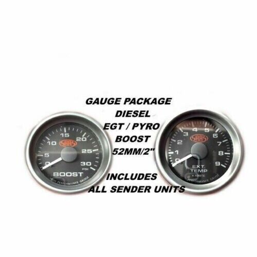 SAAS Pillar Pod / Gauge Package for Volkswagen Amarok Boost & EGT Gauges Black