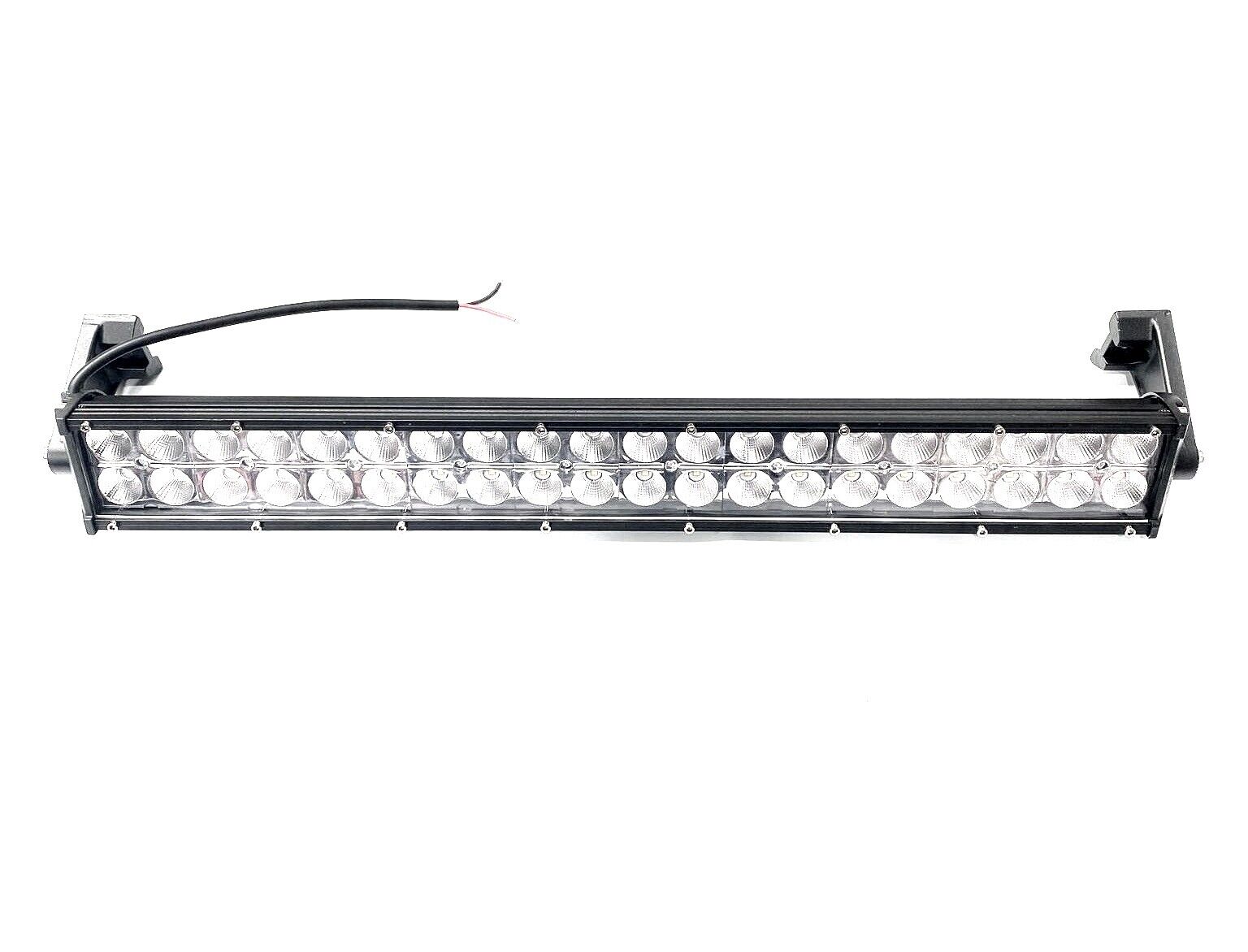 53cm LED Light Bar Flood Beam Metal Housing & Brackets 4wd Off Road bright 30V