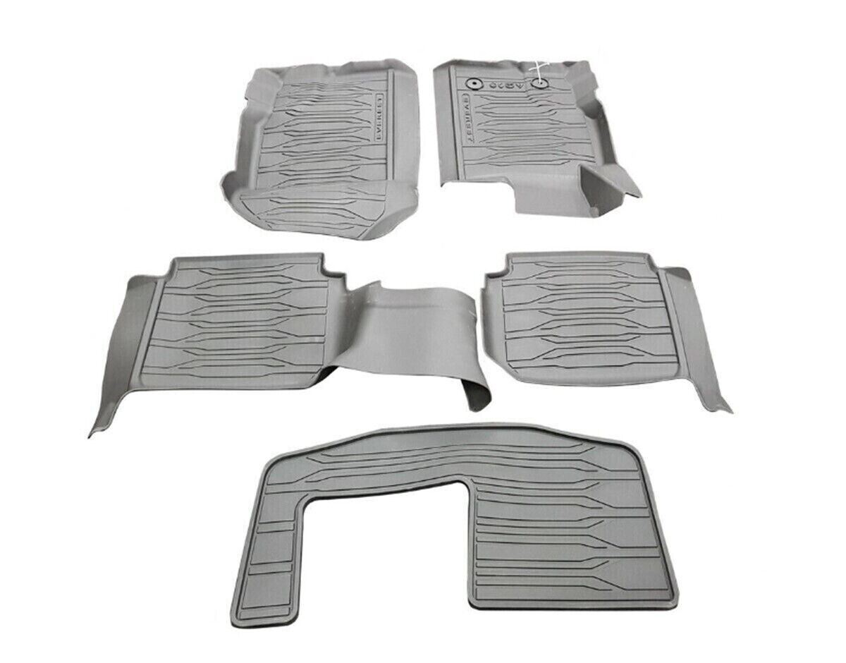 Genuine Ford Everest UA All Weather Rubber Mats Set Of 5