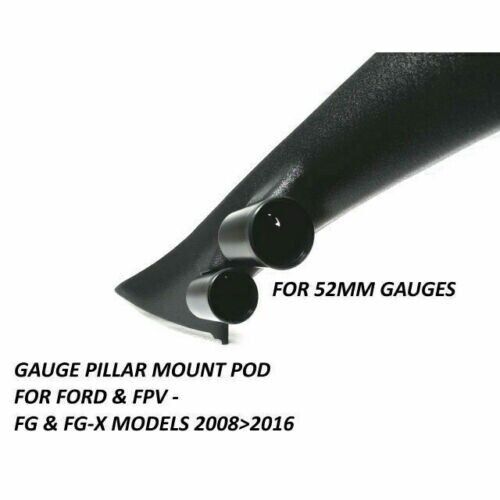 SAAS Pillar Pod Gauge Kit for Ford FPV FG FGX Turbo Boost >20 PSI Oil Pressure