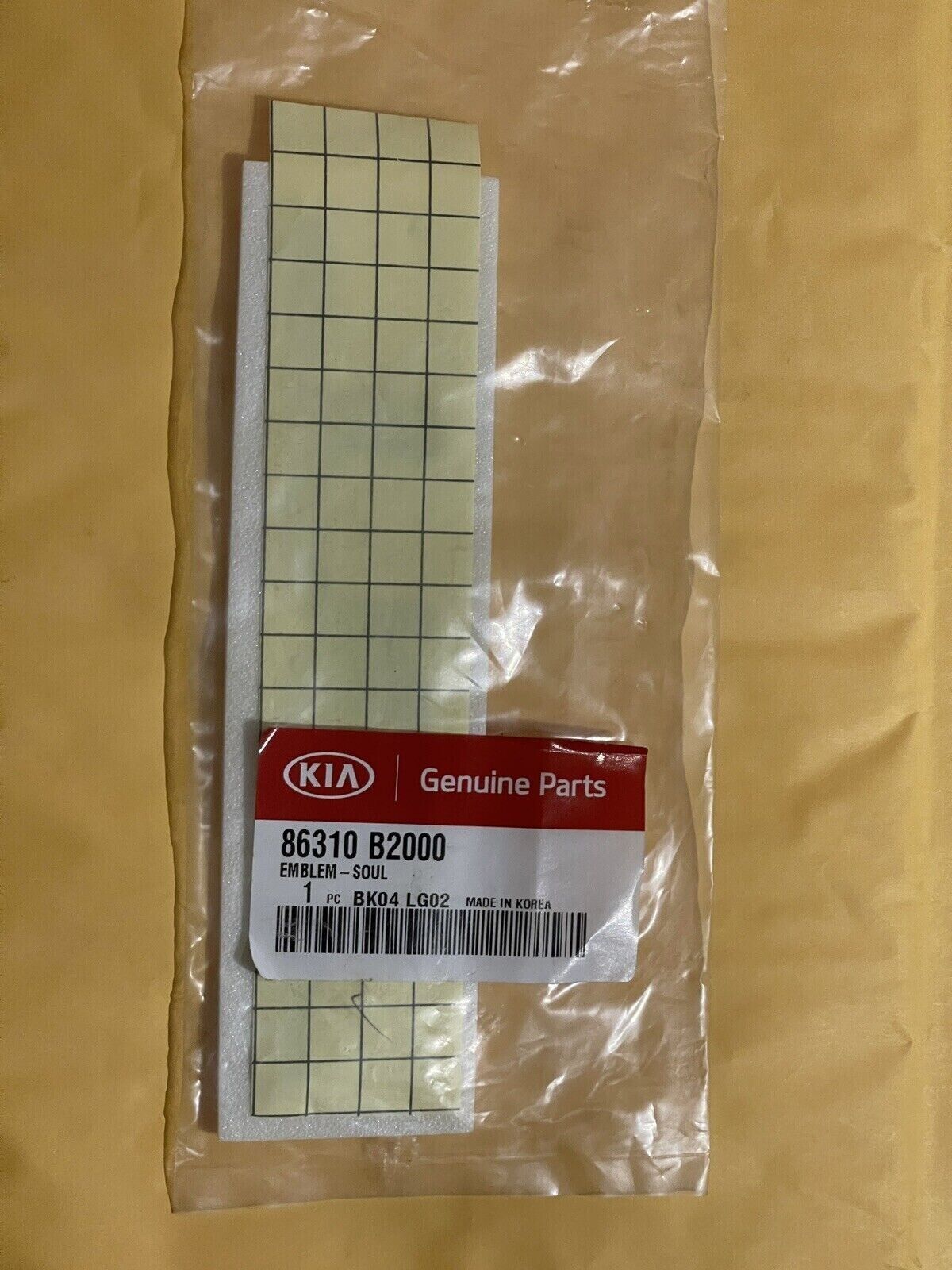 Genuine Kia Soul 2014-2019 Rear Boot "Soul" Emblem Nameplate