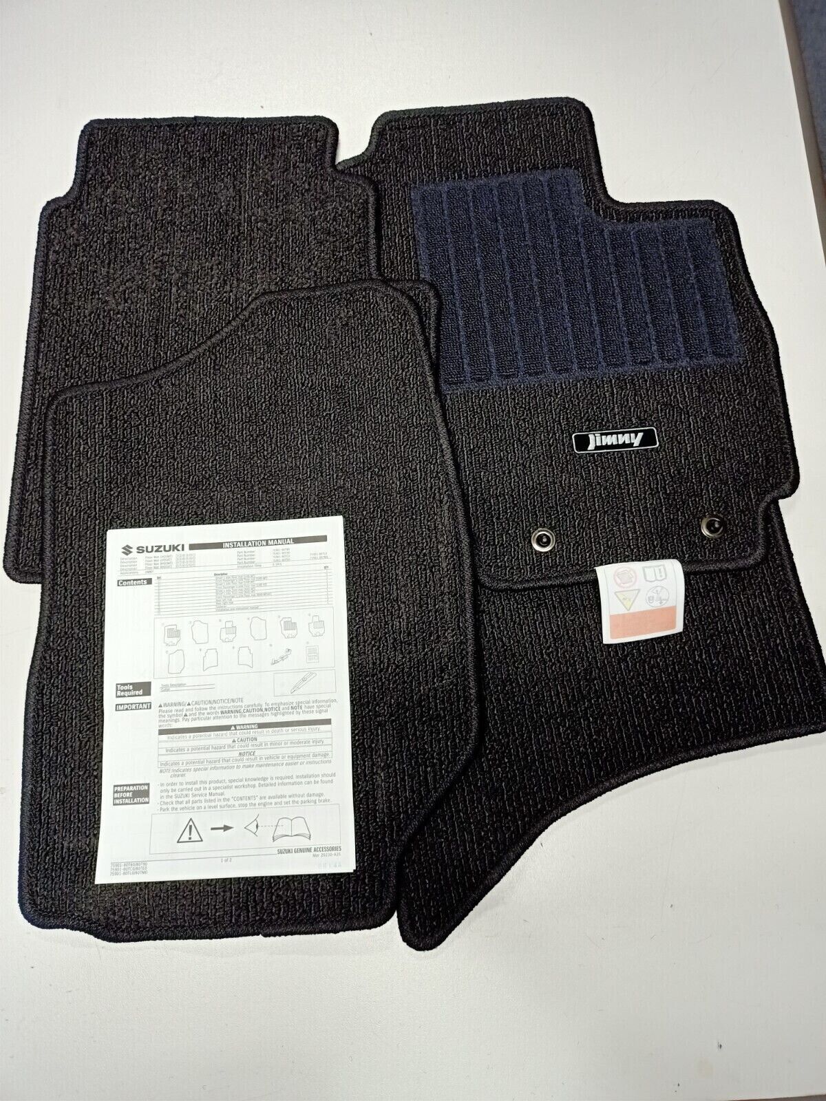 Genuine Suzuki Jimny Manual XL 5 Door Carpet Floor Mat Set of 4 2024 - Onwards