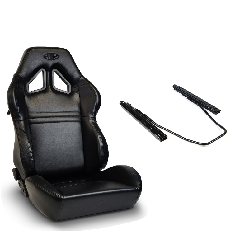 SAAS Seat (1) With Rails Dual Recline Kombat Black PU Leather ADR Compliant