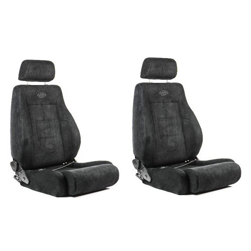 SAAS Trax 4X4 Seats (2) Black Water Repellant Cloth ADR Compliant