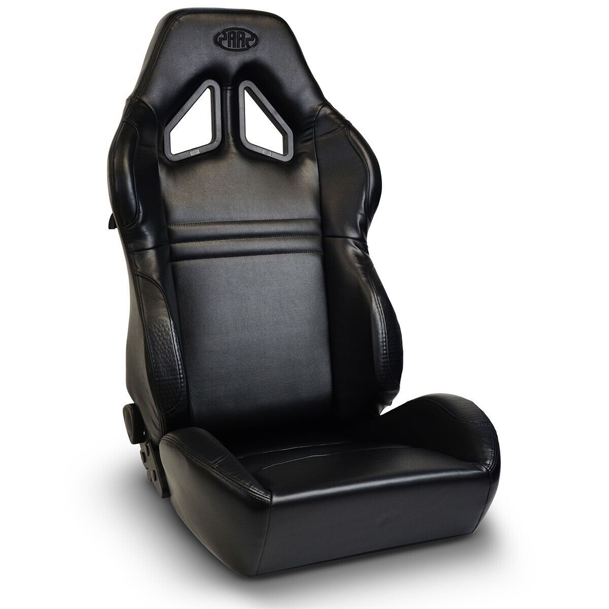 SAAS Seats (2) With Rails Dual Recline Kombat Black PU Leather ADR Compliant