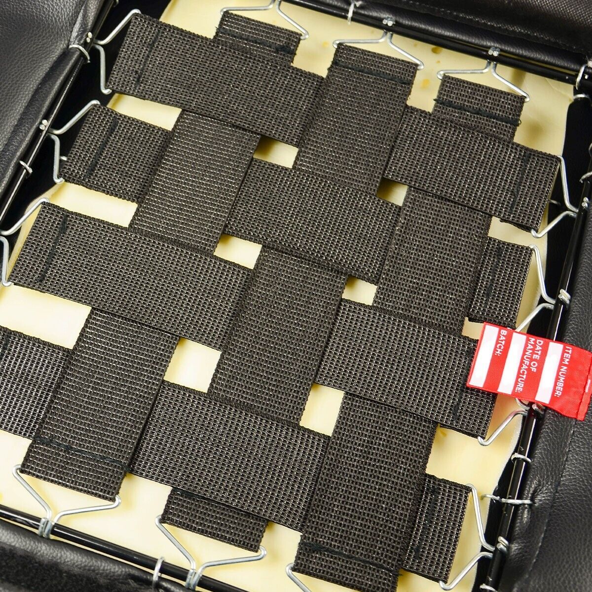 SAAS Trax 4X4 Seat (1) With Rails Premium Black Leather ADR Compliant