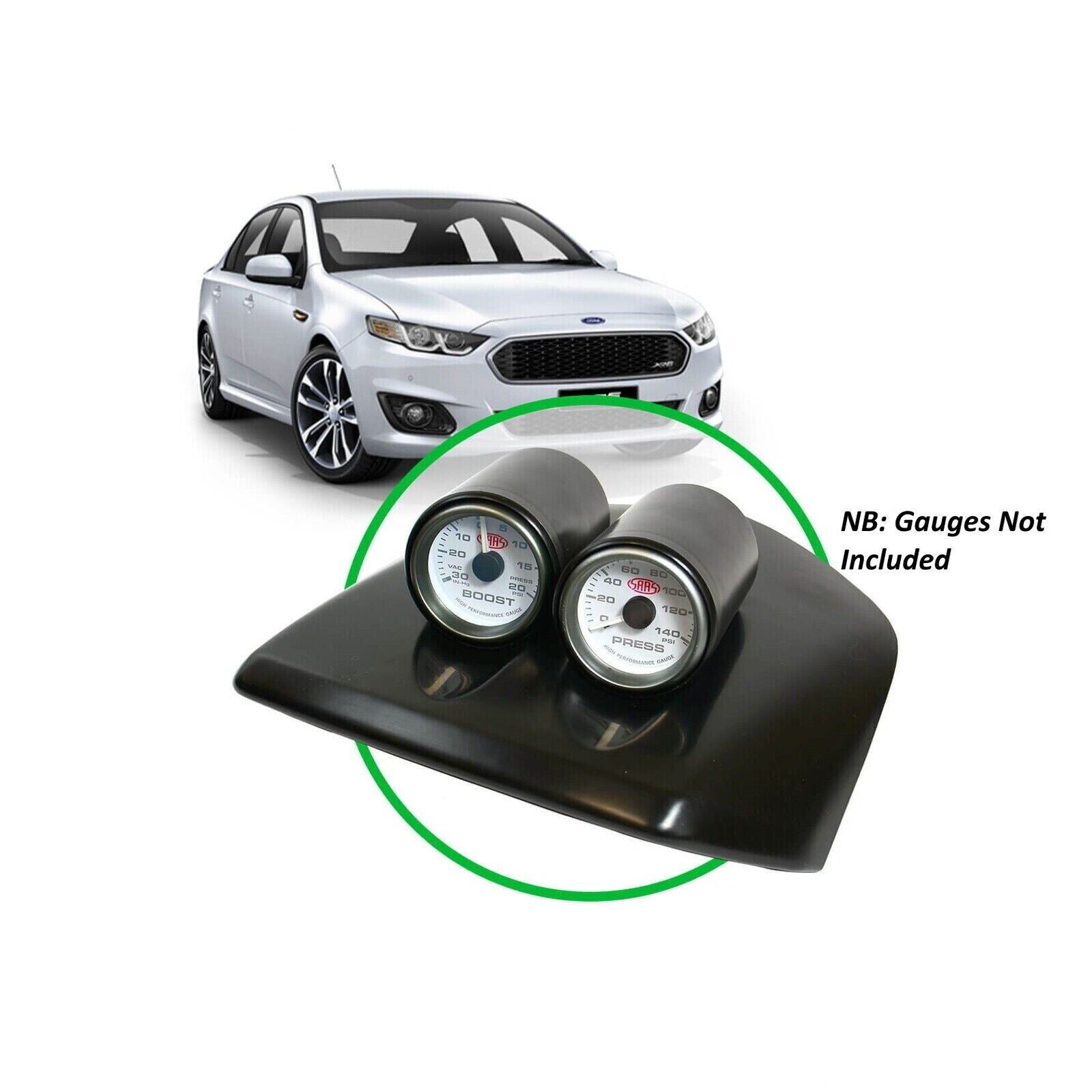 SAAS Gauge Dash Pod Holder For FG FGX Falcon XR6 XR6 XT Turbo XR8 52mm Gauges