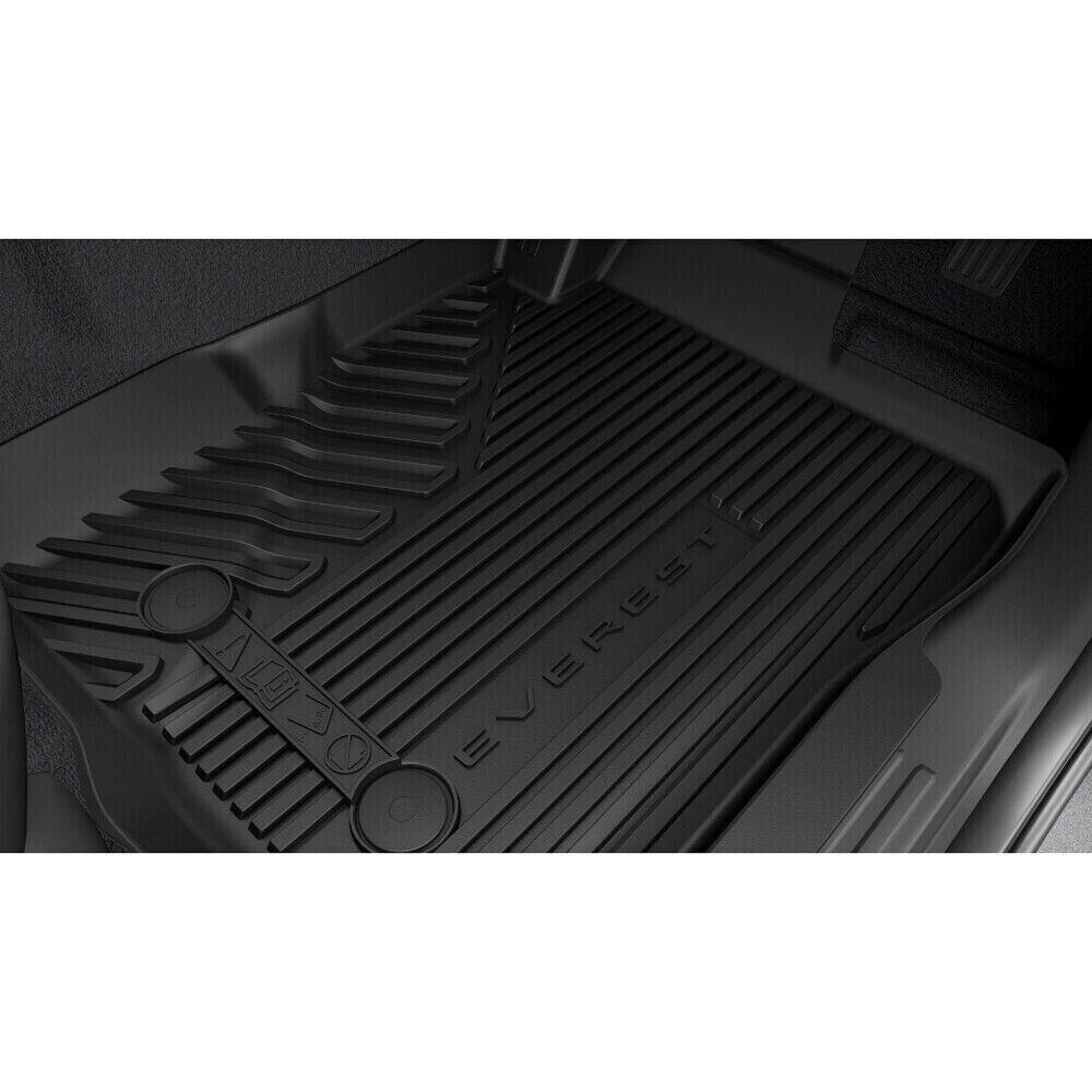 Genuine Ford Next Gen Everest All Weather Rubber Floor Mat Set with Everest logo