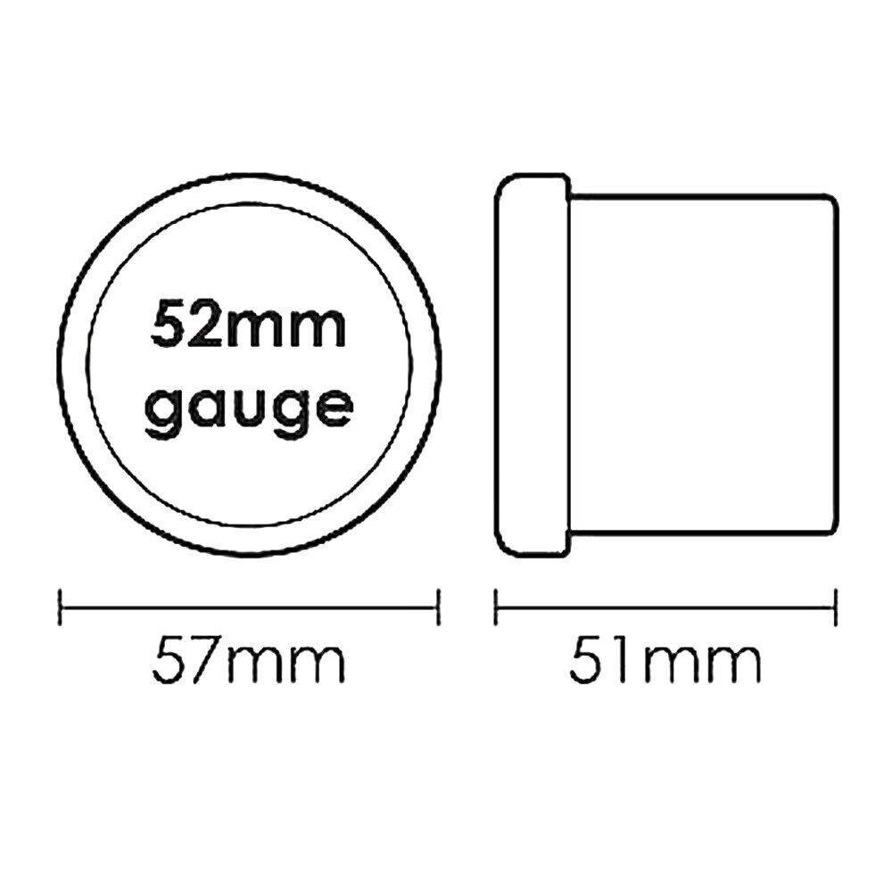 SAAS Pillar Pod / Gauge Package for Mazda BT50 2015 > 2020 Boost & EGT Gauges