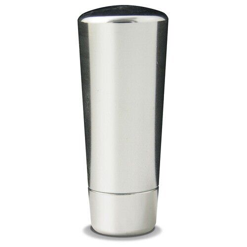 SAAS Silver Polished Aluminium Metal Long Gear Knob Easy to Fit