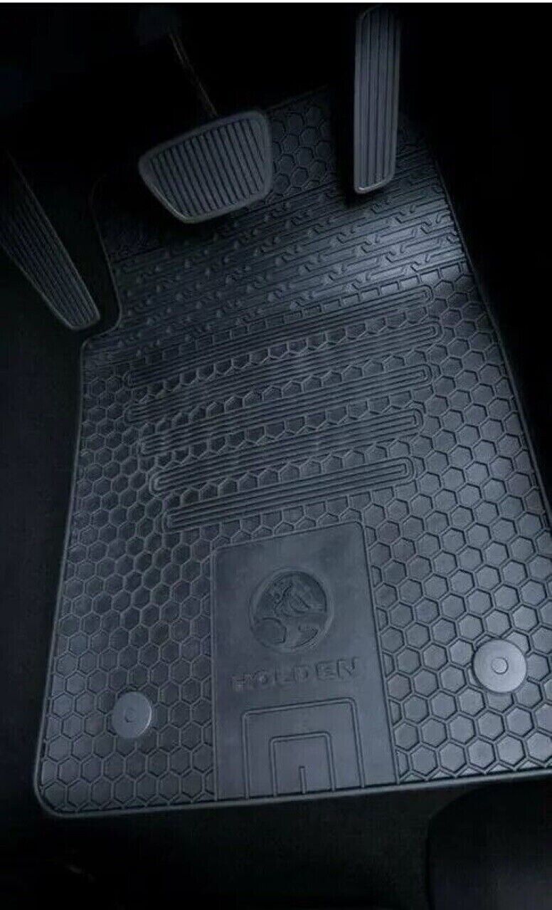 Genuine Holden Rubber Floor Mats Front Set of 2 for VE Commodore Omega SS SSV