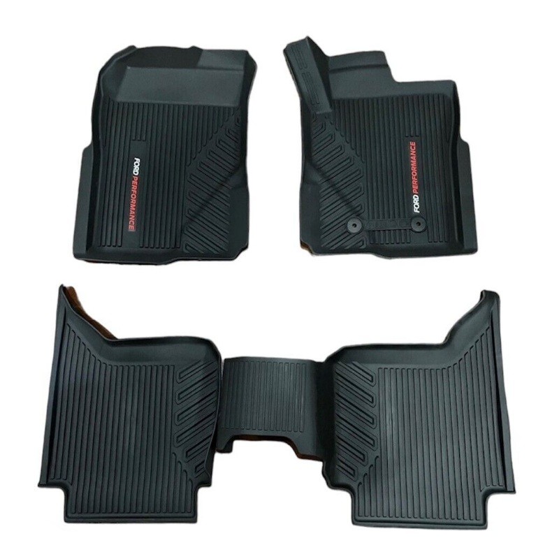 Genuine Ford Next-Gen Ranger Raptor All Weather Rubber Performance Mats Set of 4