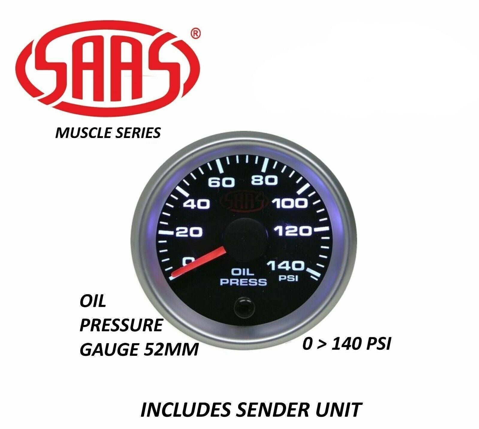 SAAS Gauge Dash Pod Oil Pressure & Dual Volts for Nissan Patrol GU Y61 2004-2016