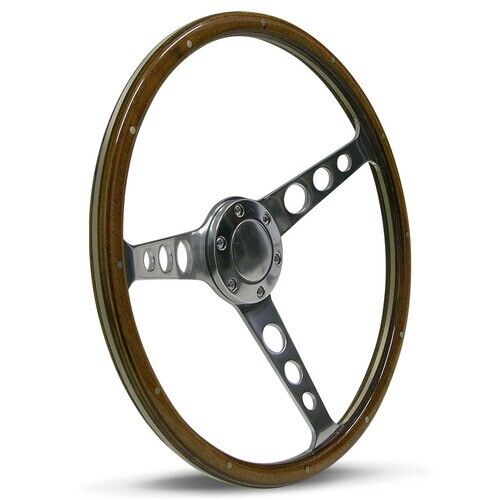SAAS Classic Wood 380mmSteering Wheel & Hub Adapter For Ford Falcon XR XT