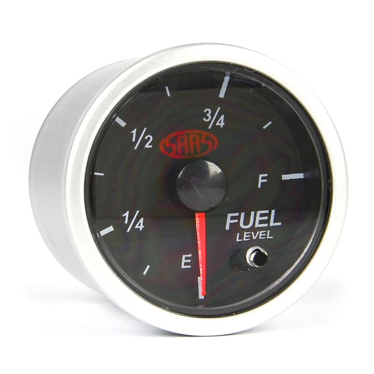 SAAS Streetline Series Fuel Sender & Fuel Level Gauge 52mm / 2" Black Face 7 LED