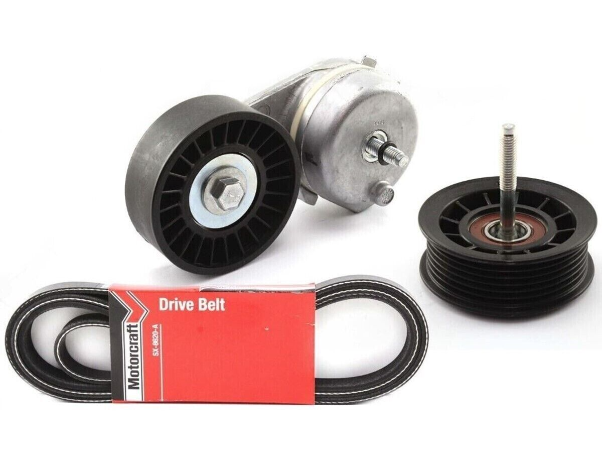 Genuine Ford Drive Belt Kit Inc Belt Idler And Tensioner BF FG XR6 & XR6 Turbo