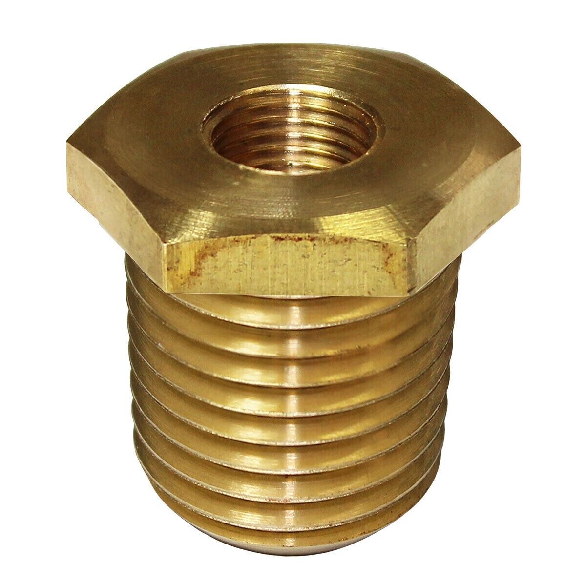 SAAS SGA-320055 - Gauge Bush Brass Adaptor M16 x1.5 to 1/8-27 NPT