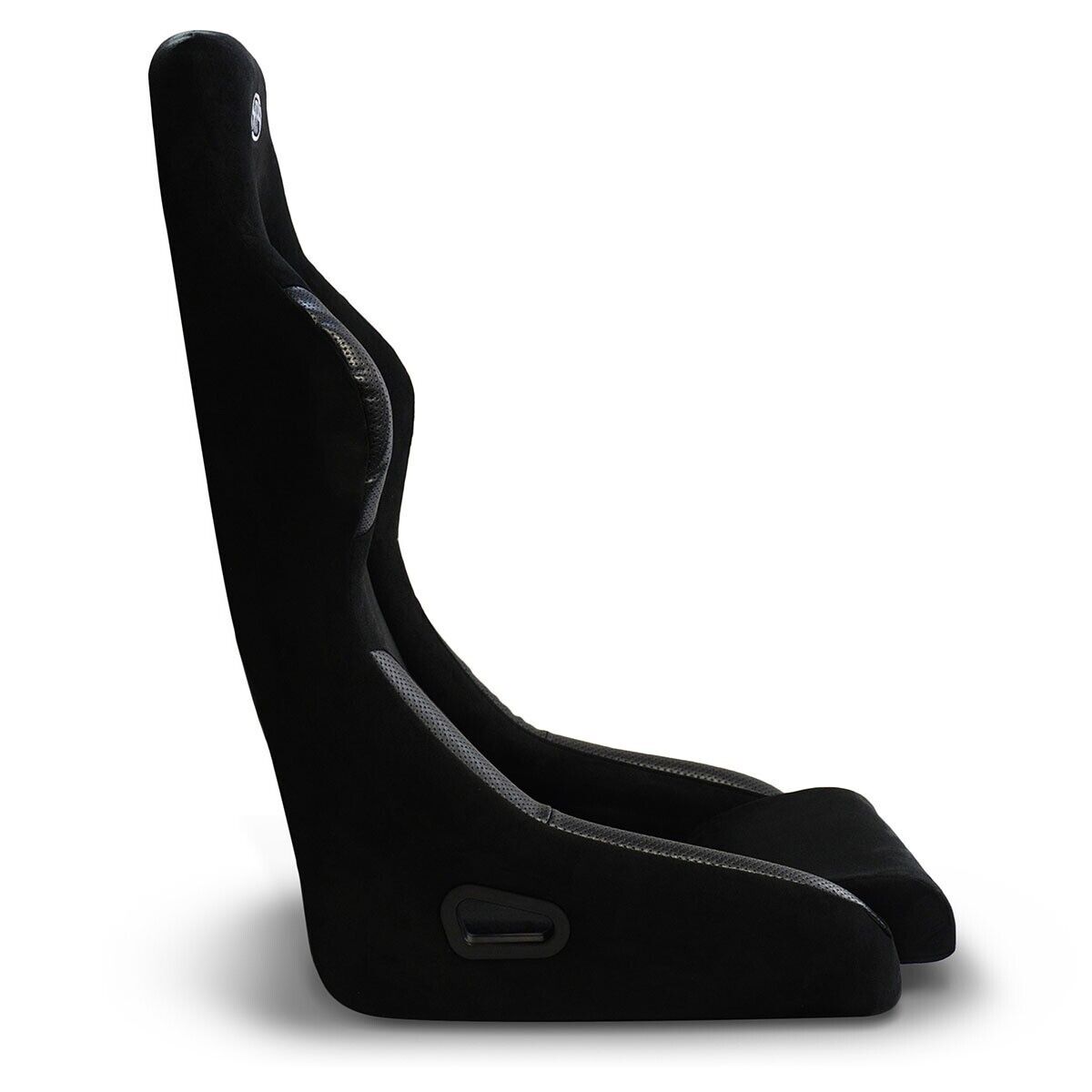 SAAS Seats (2) Fixed Back Mach II Black Suede ADR Compliant