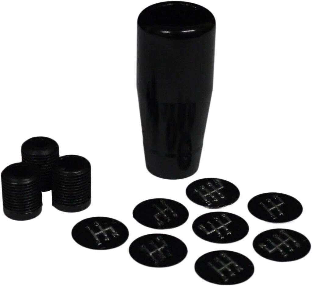 SAAS Genuine Black Aluminium Gear Knob with 8 Shift Patterns