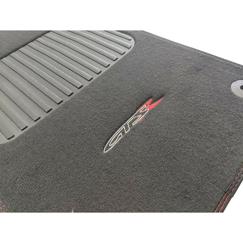 Genuine HSV Grey W/Red Stitch Carpet Floor Mats Front & Rear Set for VF GEN-F2