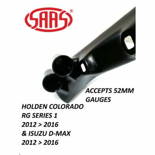 SAAS Pillar Pod Gauge Package for Holden Colorado RG Series 1 Boost & EGT