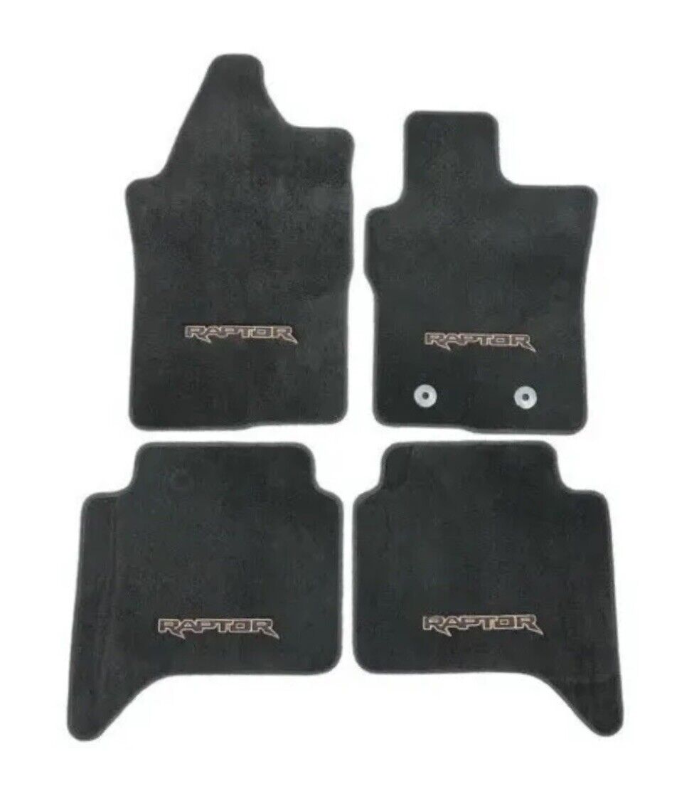 Genuine Ford Next-Gen Ranger Raptor Premium Carpet Mat Set Front & Rear 22-23