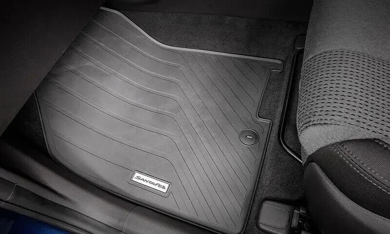 Genuine Hyundai Sante Fe TM Tailored Rubber Floor Mats 2020-Onwards