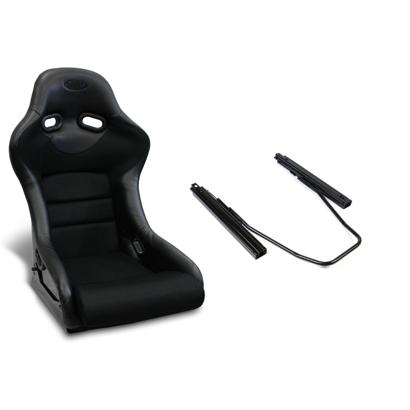 SAAS Seat (1) Fixed Back Rallyepro Black Includes L Bracket & Rails