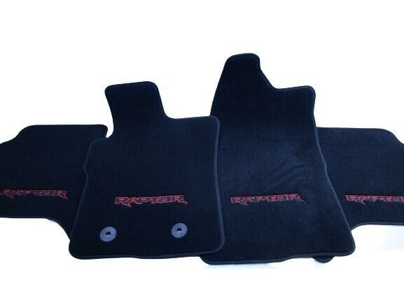 Genuine Ford Next-Gen Ranger Raptor Premium Carpet Mat Set Front & Rear 22-23