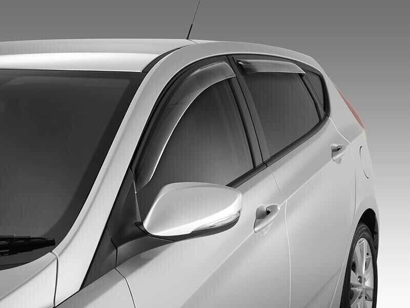 Genuine Hyundai RB Accent Sport Hatch Tinted Weather Shields 2014 - 2019