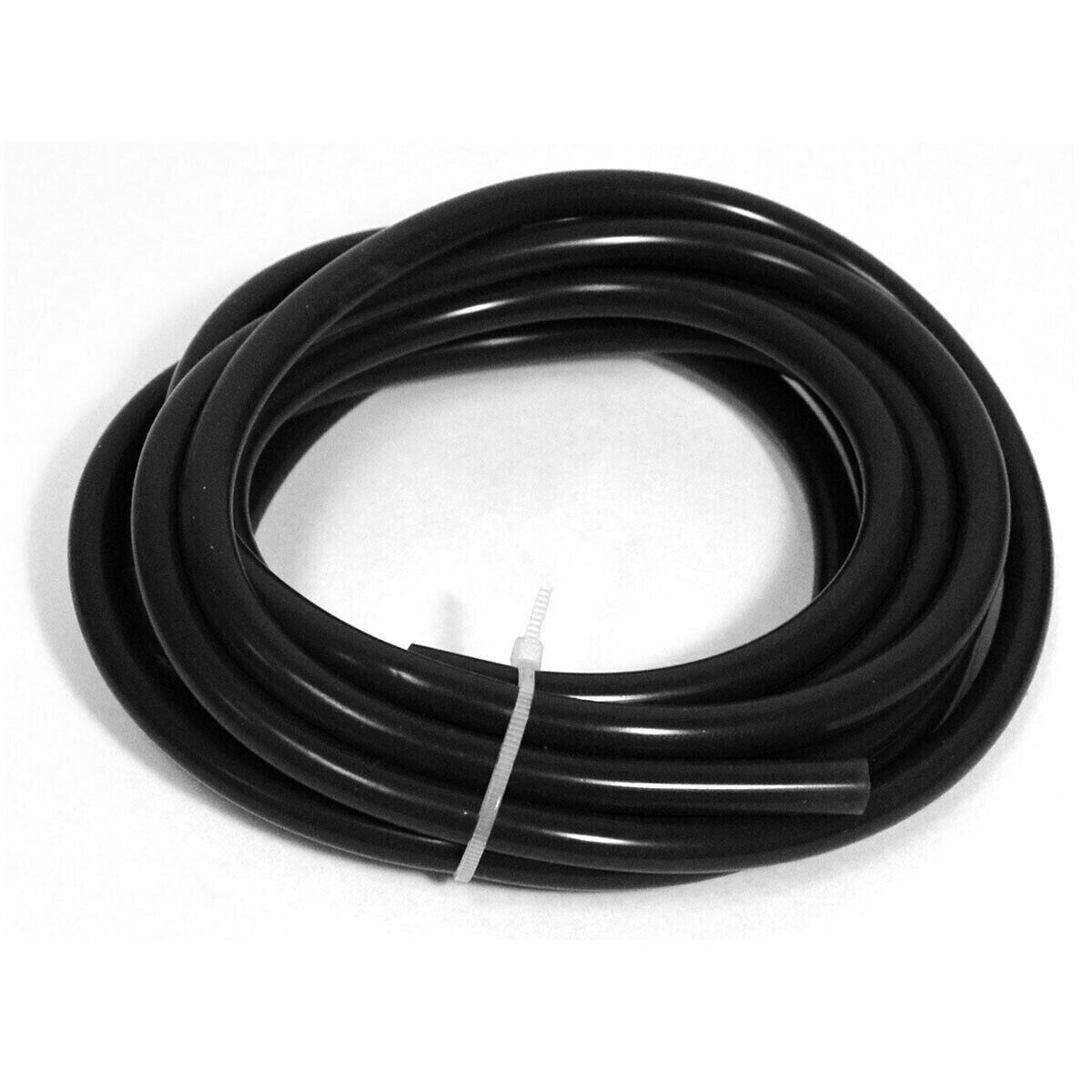 SAAS Silicone Vacuum Hose 4mm x 3 mt Black