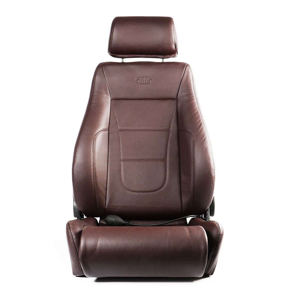 SAAS Trax 4X4 Seats (2) With Sliders Premium Brown Leather ADR Compliant