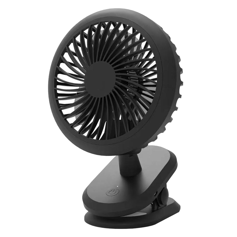 Fresca Mini Fan Re-Chargable White AC Ultra Quiet 320° Directional Airflow